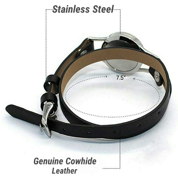 NEW Adjustable Aroma Wrap Genuine Leather Bracelet - Picture 4 of 7